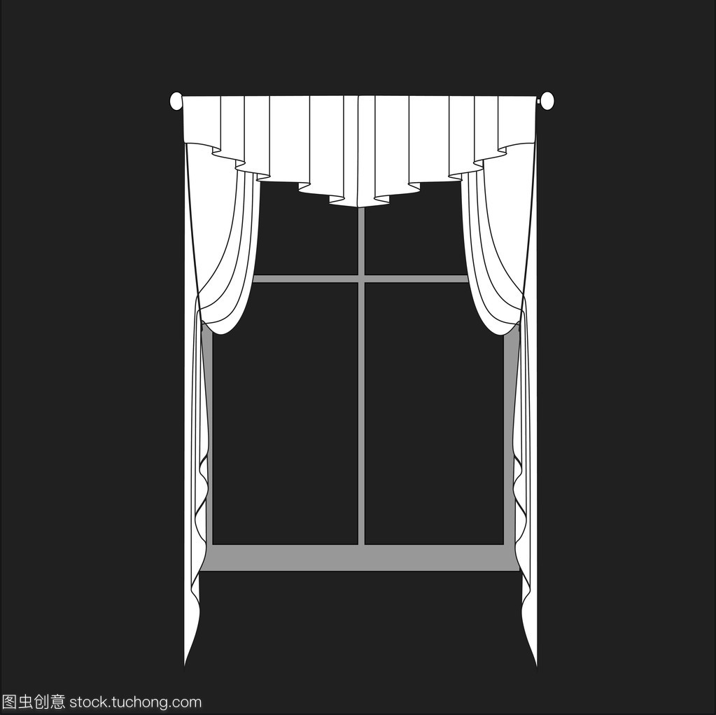 素描設計窗簾 藝術與功能的完美結合